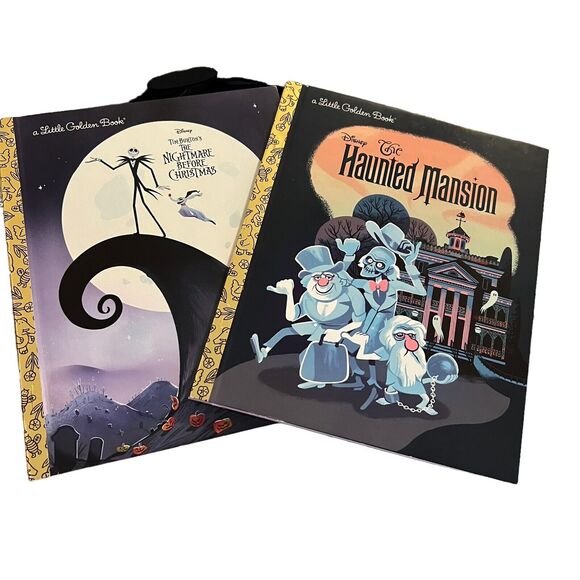 Disney Little Golden Books “The Haunted Mansion & The Nightmare Before Christmas - Picture 3 of 5